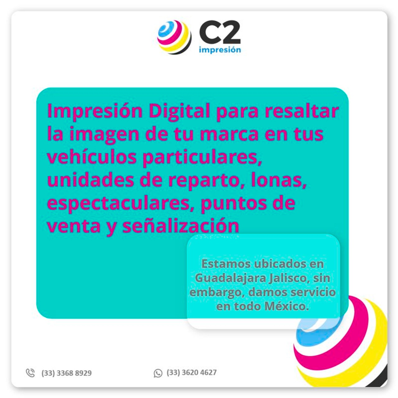 Impresión digital para resaltar la imagen de tu marca